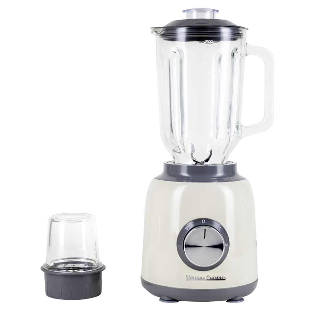 Retro-Standmixer mit Minizerkleinerer von Vintage Cuisine Produktbild 