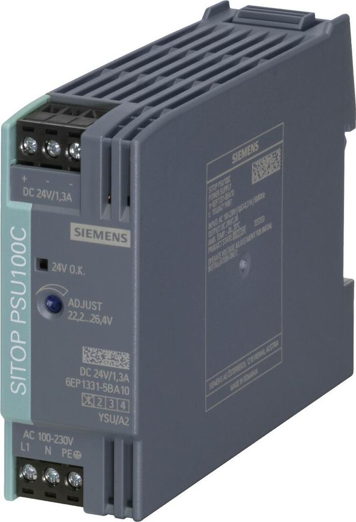 Siemens Indus.Sector Stromversorgung 1-ph,24VDC,1,3A,IP20 6EP1331-5BA10