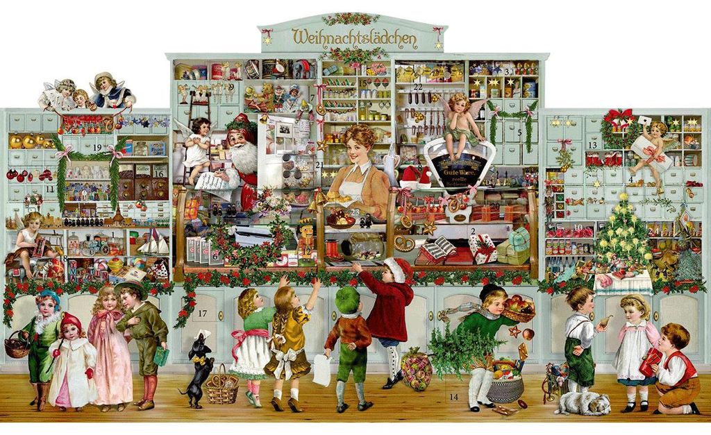 Calendario dell'Avvento da appendere – Il negozio di Natale Immagine del prodotto 