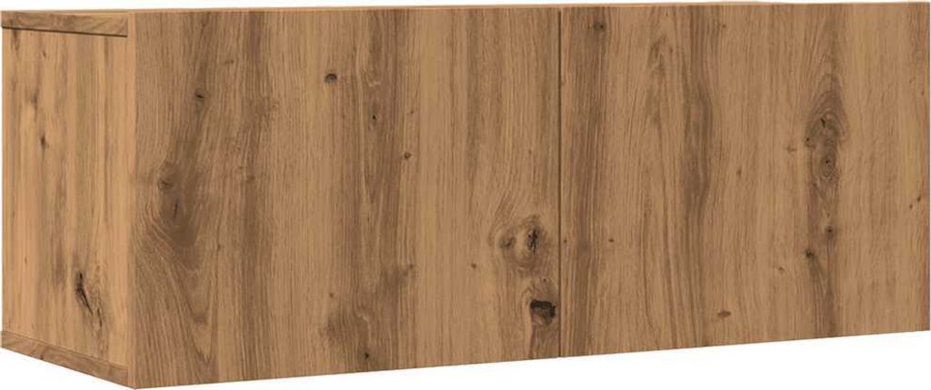 TV-Wandschränke 2 Stk. Artisan-Eiche 80x30x30 cm