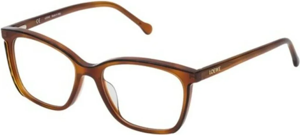 Loewe VLWA05M510ADP Montatura da Vista Marrone 55 - Eccellenza Artigianale