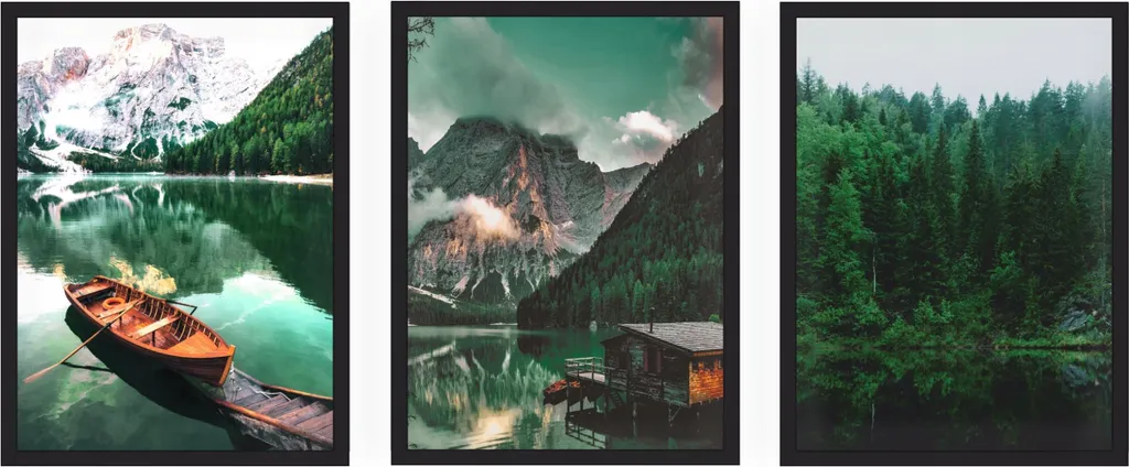 Set Poster con Cornice Nera Economici e Robusti - Offerta Online - 2