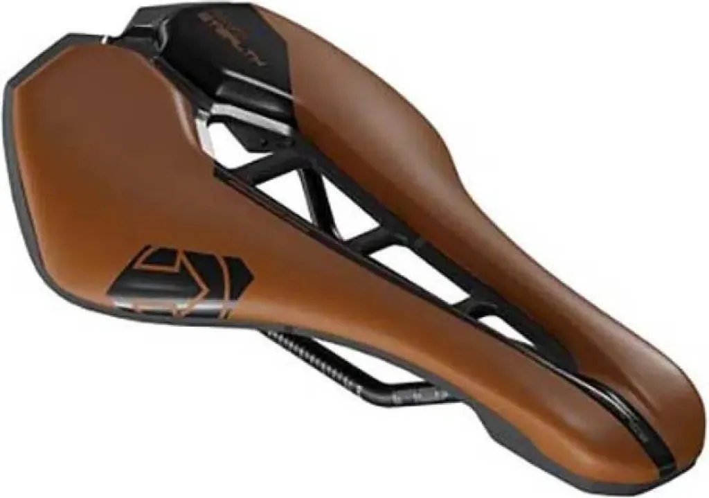 Selle Pro Stealth Performance Marron 142 mm - Rail Inox et Performance