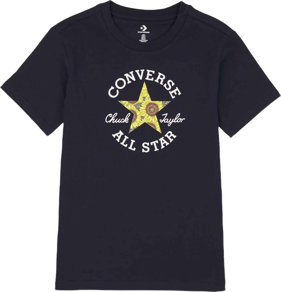 Converse T-shirt 10026756-A02 in Black color size medium