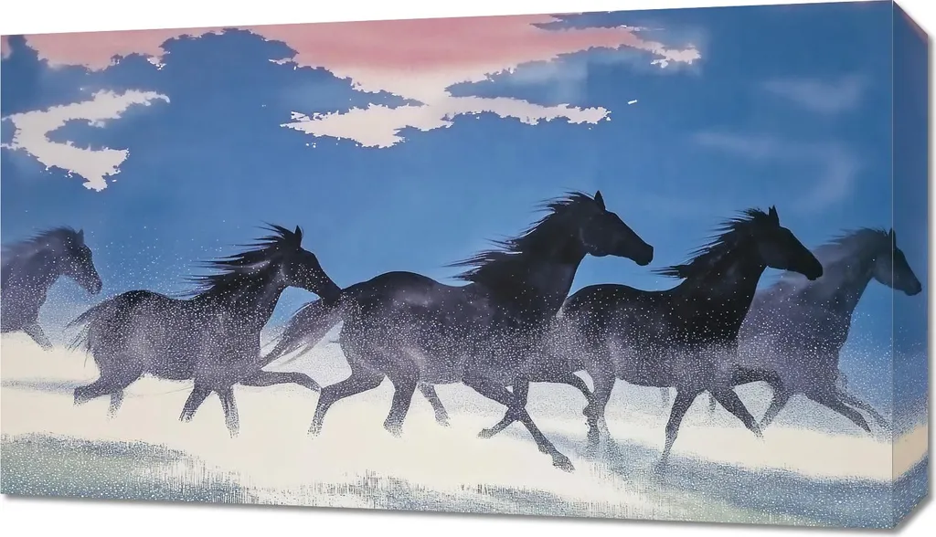 Decorazione Parete Libertà e Indipendenza 70x40 - Quadro Moderno Premium