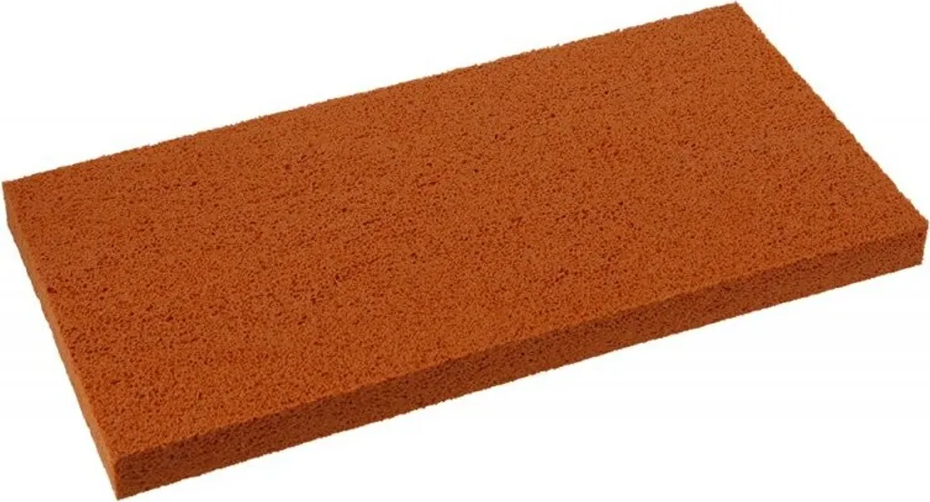 Éponge orange fine 280x140x18mm haute absorption pour finitions pro