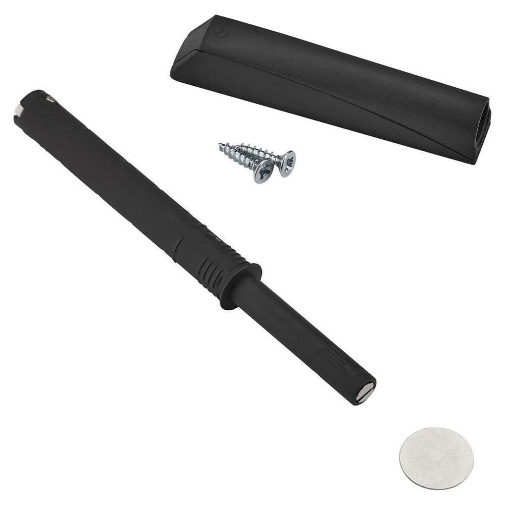 SOTECH K-Push Magnet + Adapter 37 mm anthrazit – Push to Open Kombi-Set