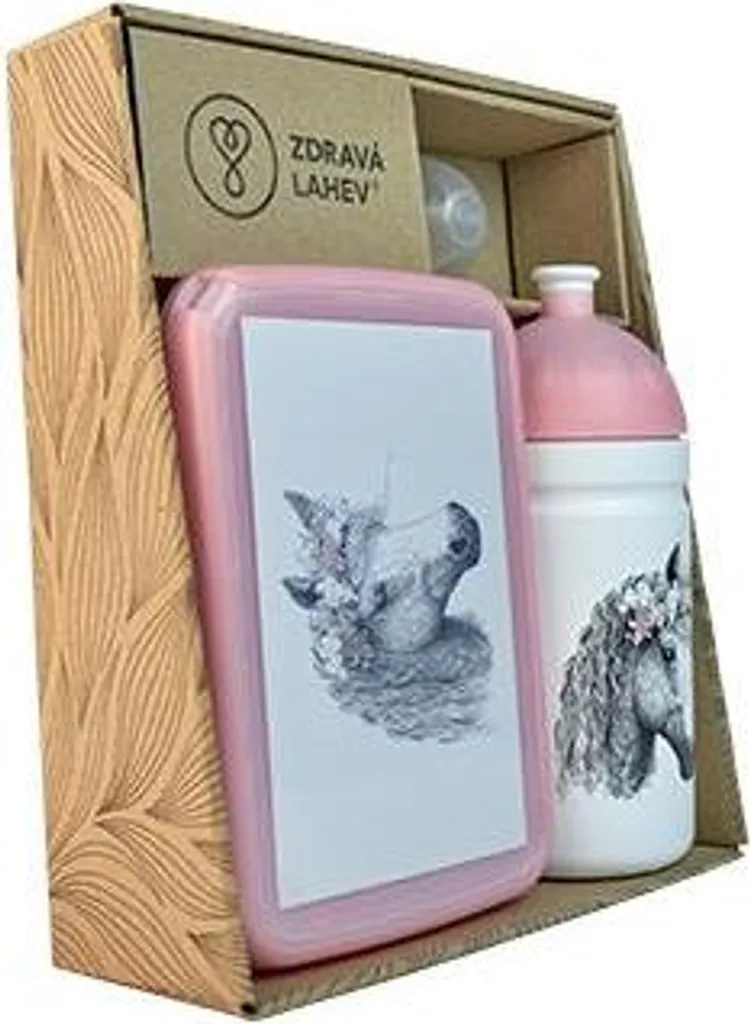Gourde avec Compartiment Encas VESNA 0,5 l - Set Bouteille Santé Idéal