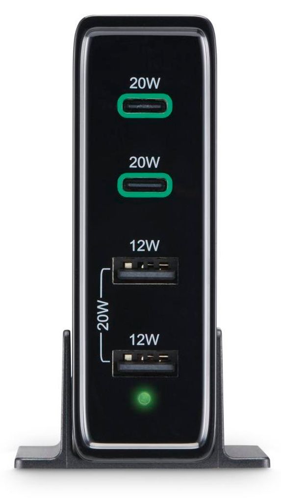 Hama Ladestation 4 Ports, Schnellladegerät, 2x USB-C, 2x Produktbild 