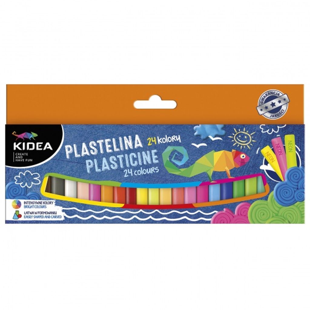 Plastelína 24 barev KIDEA Obrázek produktu 