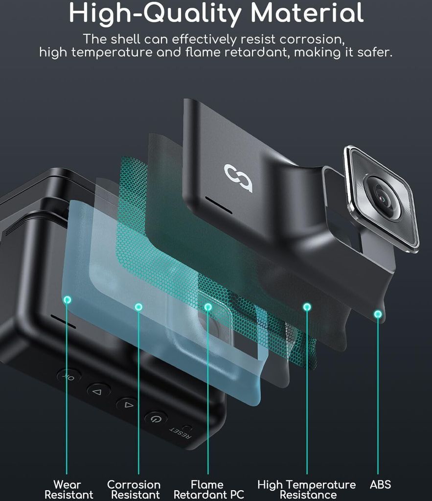 Mini Dashcam Auto Vorne Hinten 2.5K/1080P Autokamera,170° Produktbild 5