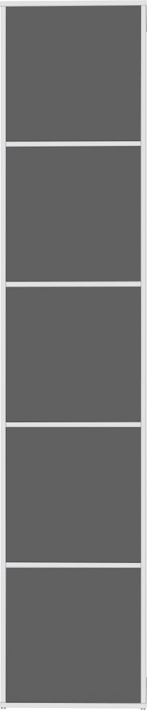 SMARTBett Standregal, Würfelregal für Wohnzimmer, Kinderzimmer, Schlafzimmer und Büro | Regal Weiss + 5 Türen Anthrazit