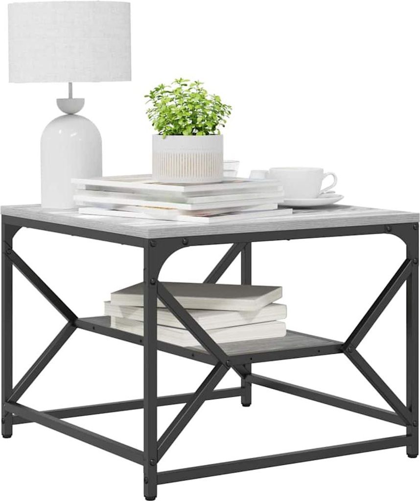 "im Sonderangebot"Couchtisch - CLORIS - Wohnzimmertisch - Robust und langlebig - Graues Sonoma 51 x 50 x 40 cm - DEMöbel5432131
