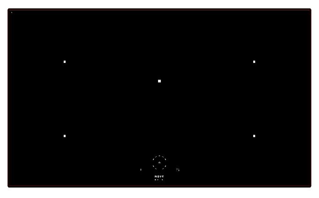NOVY Inductie Comfort, blu, da incasso, 90 cm, piano Immagine del prodotto 