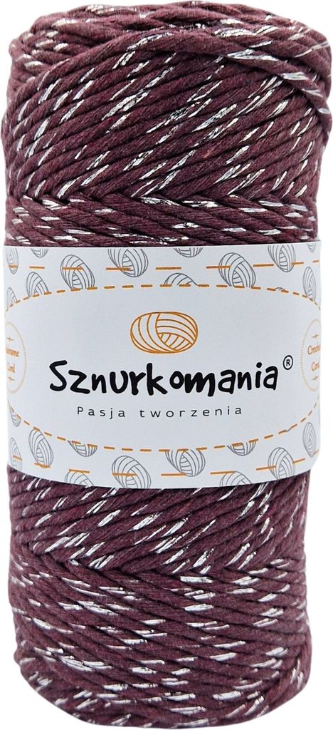 Makrameegarn 3 mm 100 m 1-fädig, Baumwollgarn, Baumwollkordel 3 mm, Glitzerkordel, Makrameekordel, Baumwollkordel, Baumwollkordel, gehäkelt, viel...