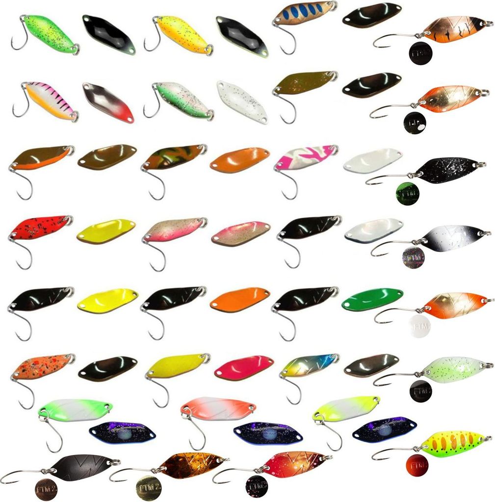 FTM Spoon Strike 2,1g - Blinker, Farbe:orange/gelb Glitter