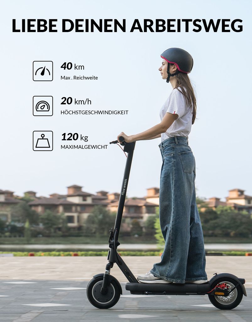 E-Scooter mit Straßenzulassung 5th Wheel V40 Pro 400W 10 Produktbild 3