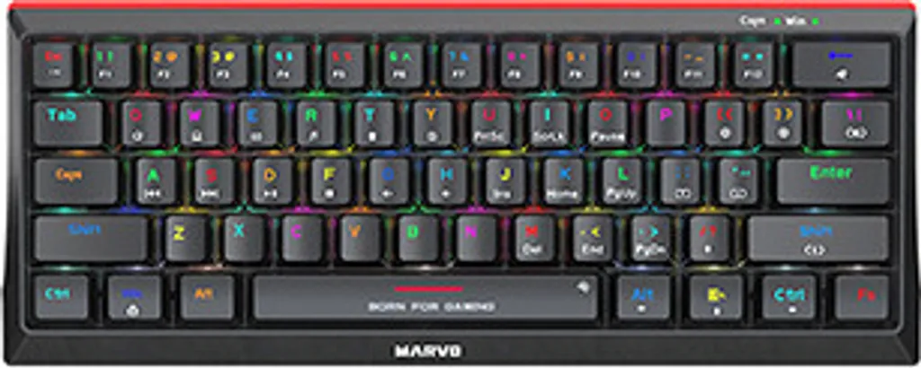 Clavier Gamer Mécanique RGB Marvo KG962G Switch Rouge Ultra Réactif US