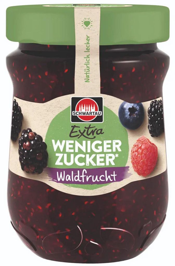 Schwartau Extra Pasta z owoców leśnych z mniejszą ilością Zdjęcie produktu 