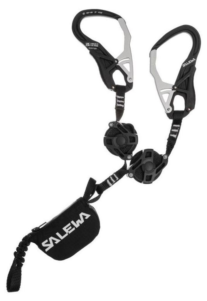 Lonża via ferrata Salewa Ergo Zip czarna Zdjęcie produktu 