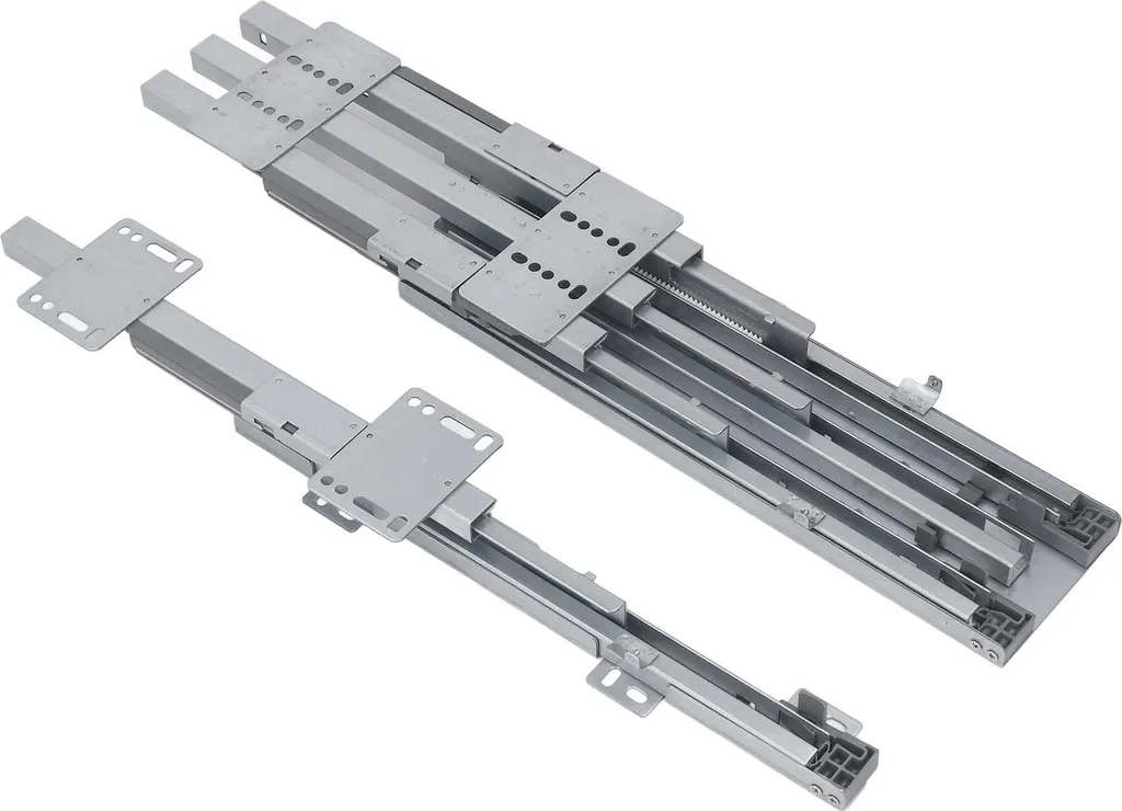 Rail coulissant pour tiroir de cuisine renforcé charge lourde 60kg