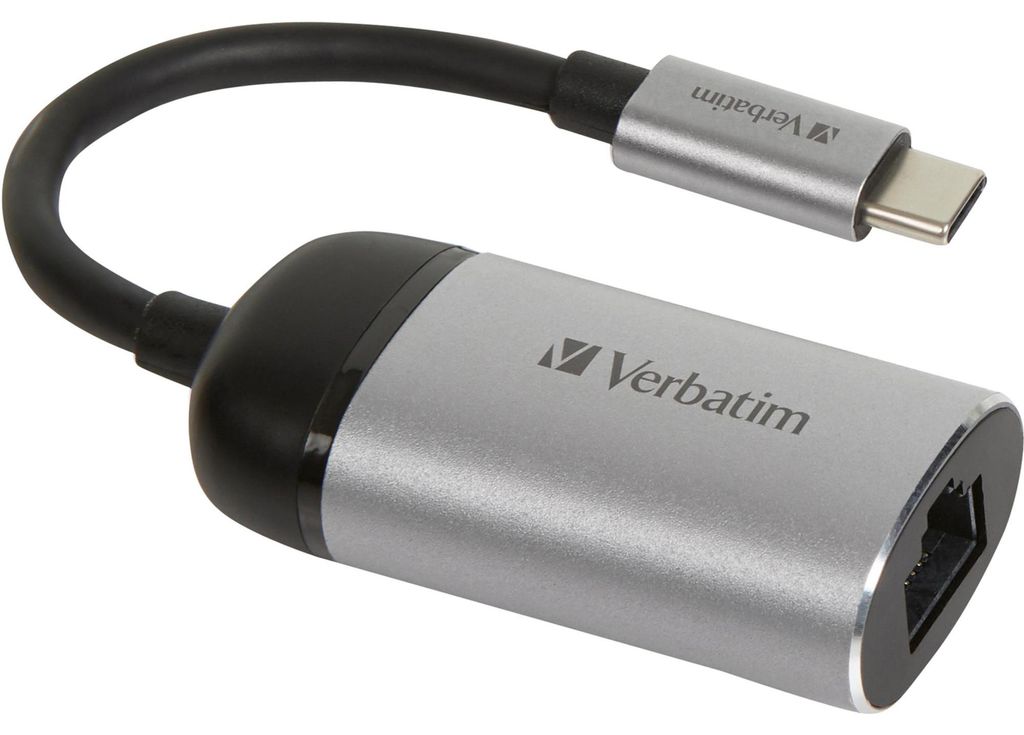 Verbatim USB-C GIGABIT Adapter Ethernet 10 cm cable
