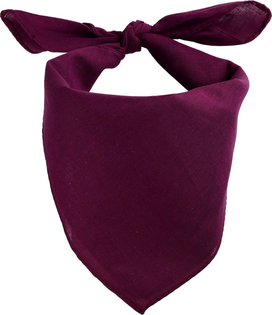 Bandana Tuch einfarbig blau-pflaumenblau quadratisches Kopftuch