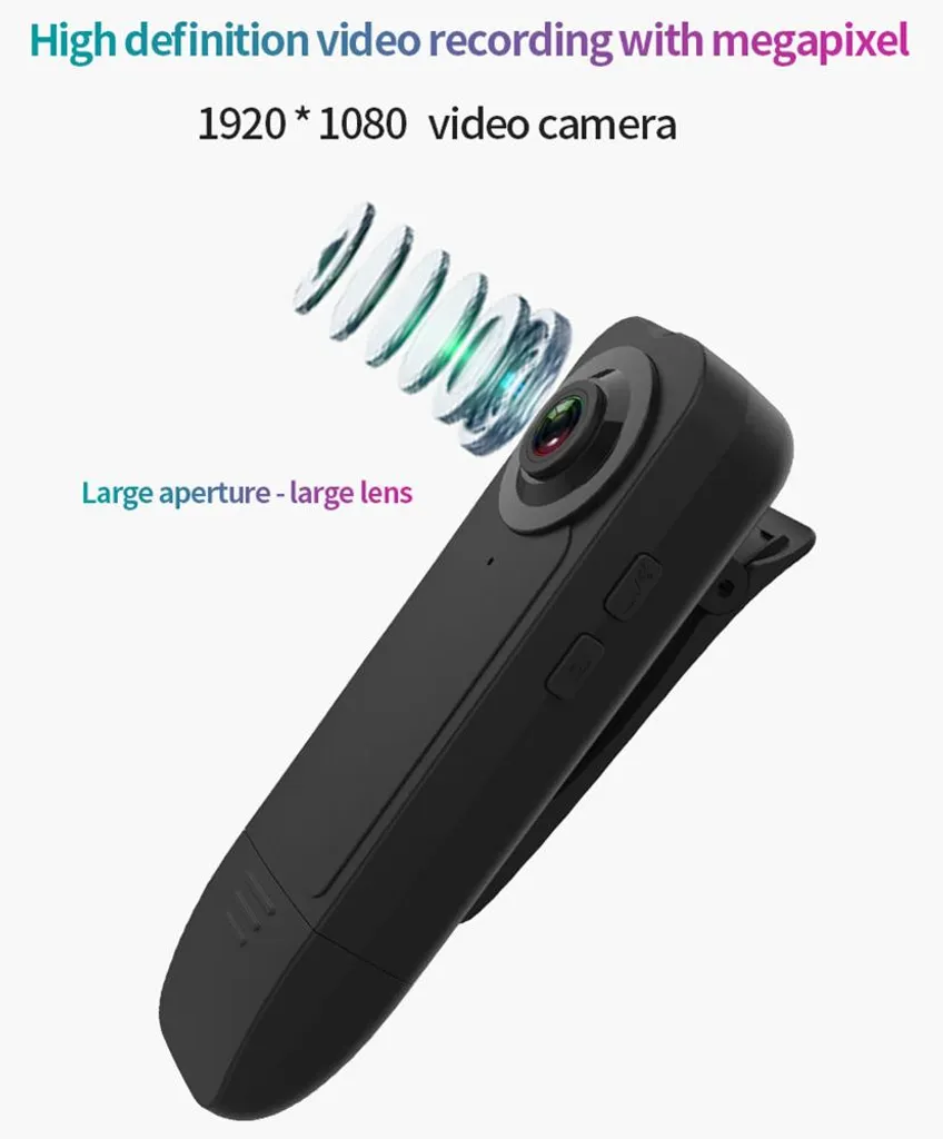 Mini Caméra de Sécurité 1080P : Protégez-vous avec Détection de Choc - 4