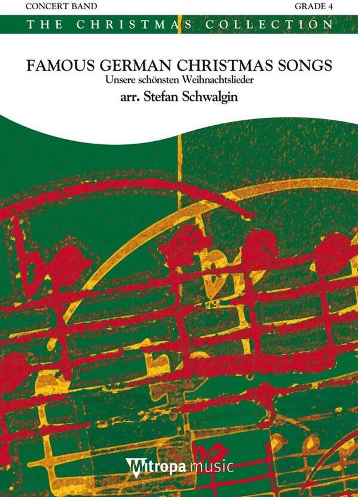 Famous German Christmas Songs Concert Band/Harmonie Partitur + Stimmen