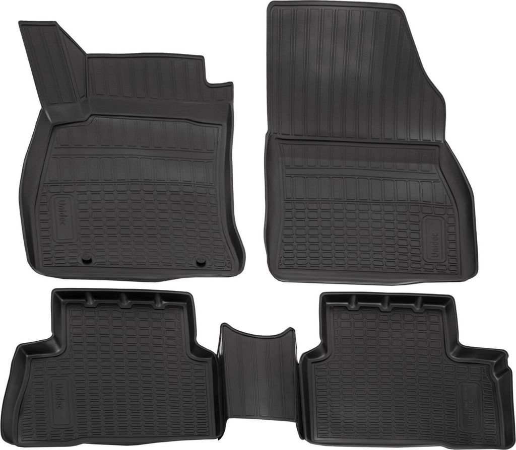NORM LINERS | 3D Gummimatten Auto Matten Fussmatten Kompatibel mit Nissan Juke 2010-2018 4tlg, Individuelle Passform mit Hohem Rand cca 4-5cm, Allw...