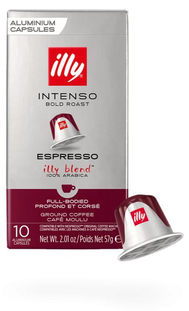 Cápsulas illy Intenso para espresso, caja de 10 unidades Imagen del producto 