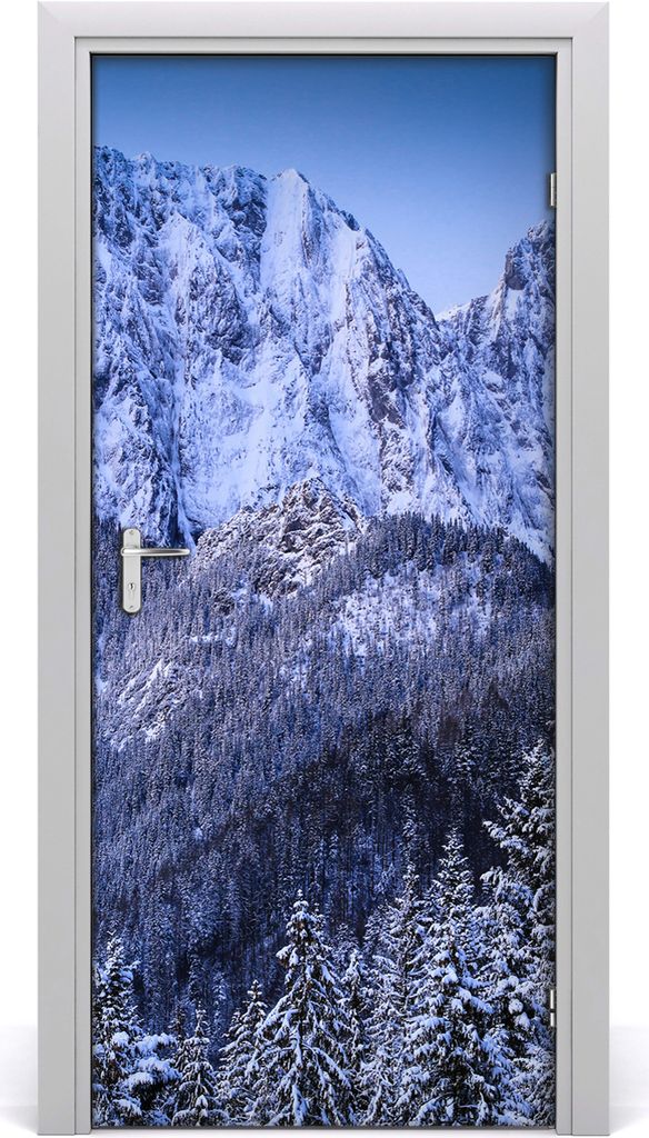 Tulup Türaufkleber 95x205 cm Dekorative Aufkleber Selbstklebend Wasserdichte Tapete Abnehmbar Schlafzimmer Wohnzimmer Wohnkultur - Tatra Giewont