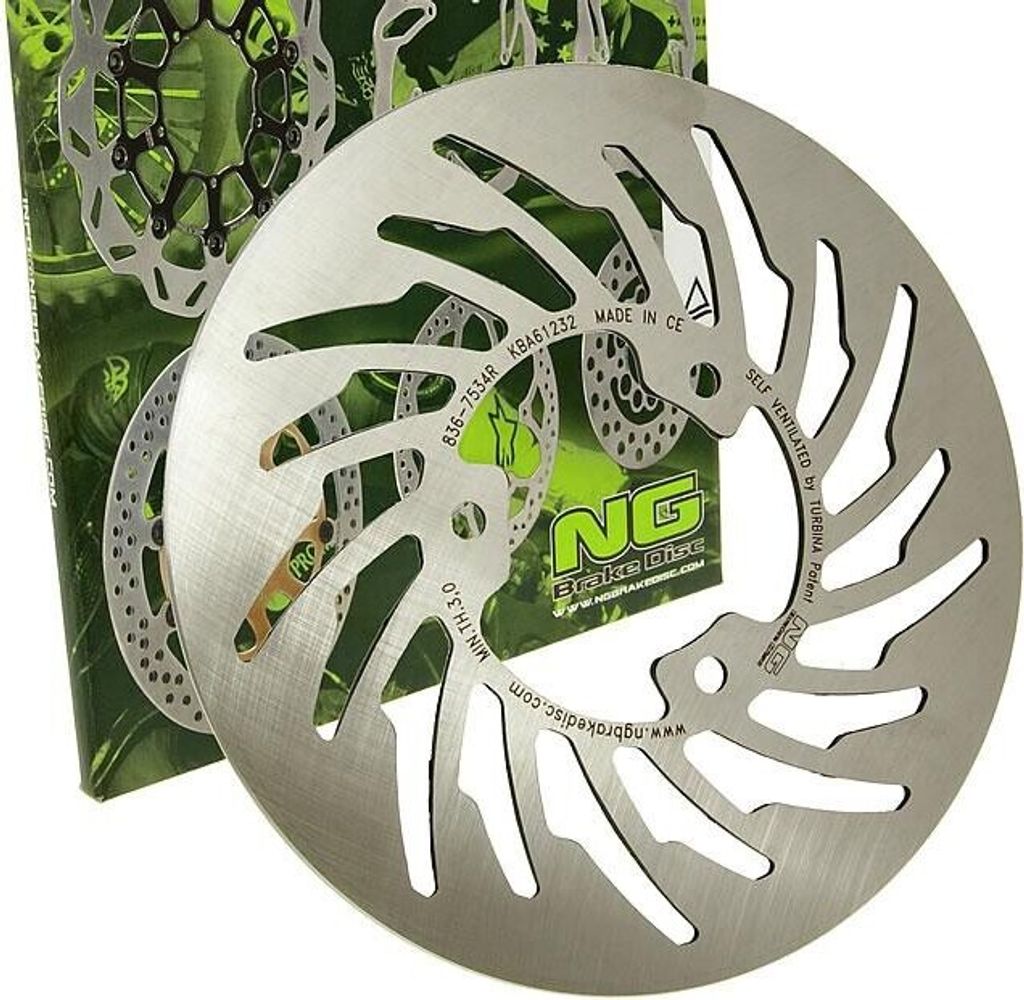 NG Bremsscheibe 836 - 218 / 62 / 3,5mm 3 Loch kompatibel mit Yamaha DTR SM X, Malaguti XSM XTM Tomos 4 TL SE XT R MBK X-Limit Enduro 50 / 125 ccm