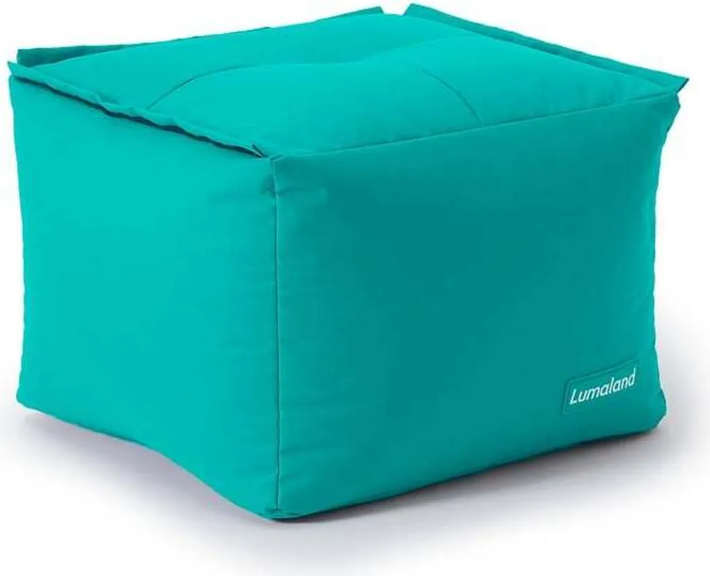 Pouf Lumaland 200L Turchese - Seduta Modulare Componibile per Salotto