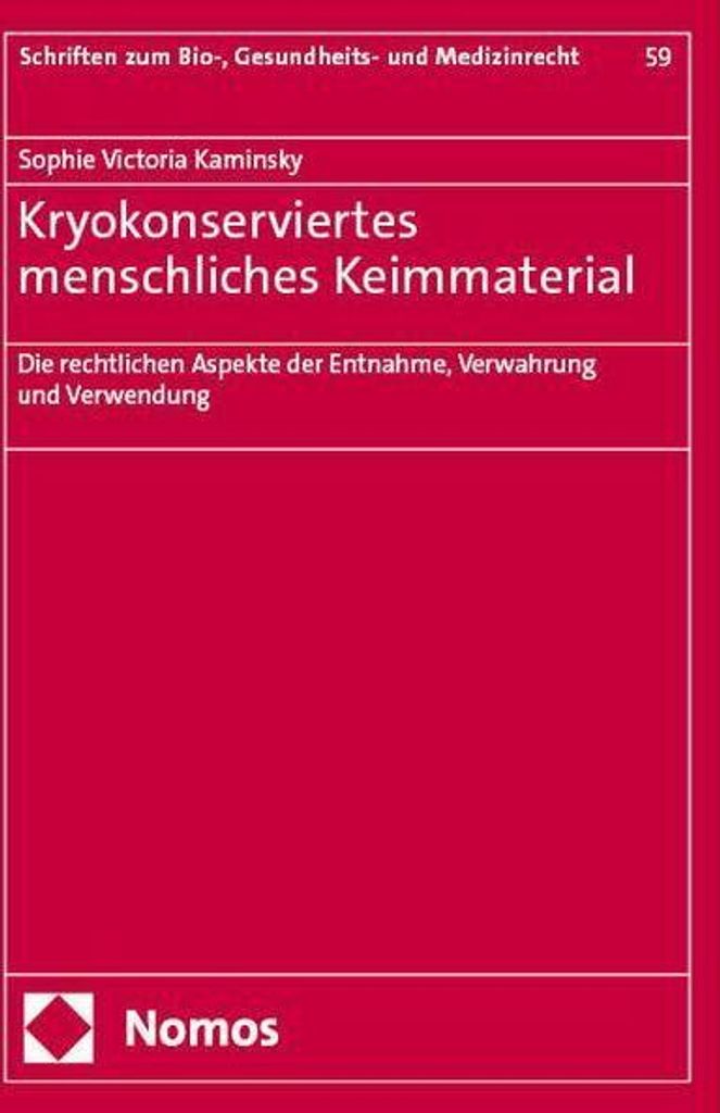 Kryokonserviertes menschliches Keimmaterial