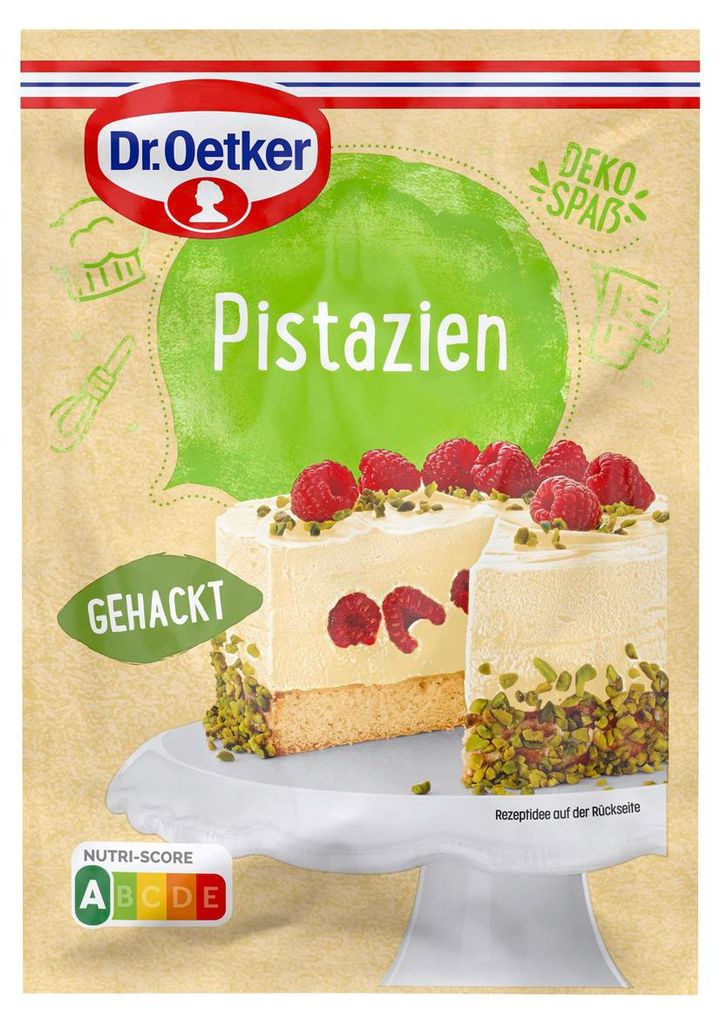 Pistaches hachées Dr. Oetker, 25 g Image du produit 