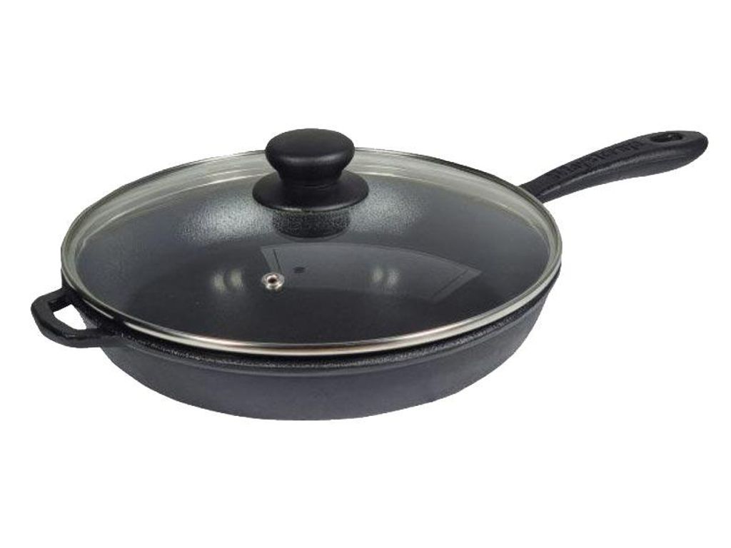 Gusseisenpfanne Ø20 cm mit Glasdeckel MAYSTERNYA T2011C3 – Produktbild 