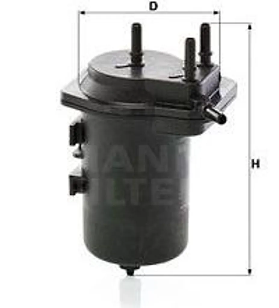 Filtre à Carburant Premium WK 939/6 Haute Capacité de Rétention des Impuretés
