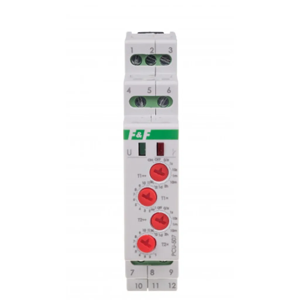 Relè a tempo ciclico F&F PCU-507-24V | Automazione Industriale 24V