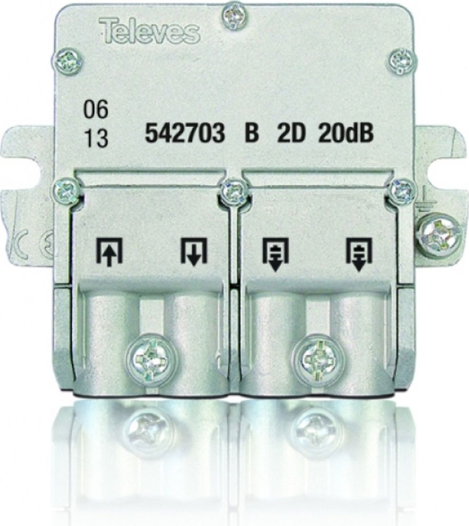Televes EFA220N F-Abzweiger 2-fach, 20dB
