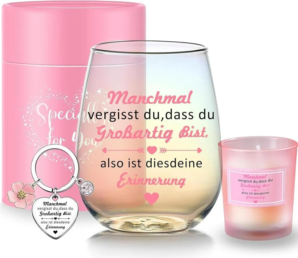 Verre à pied personnalisé pour amie - Verre de dégustation 480ml