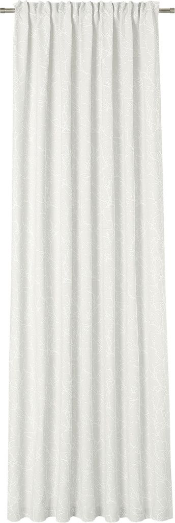 Neutex Schal mit Schlaufenband unten Beschwerungsband Kiss H x B 245 x 142 cm wollweiß