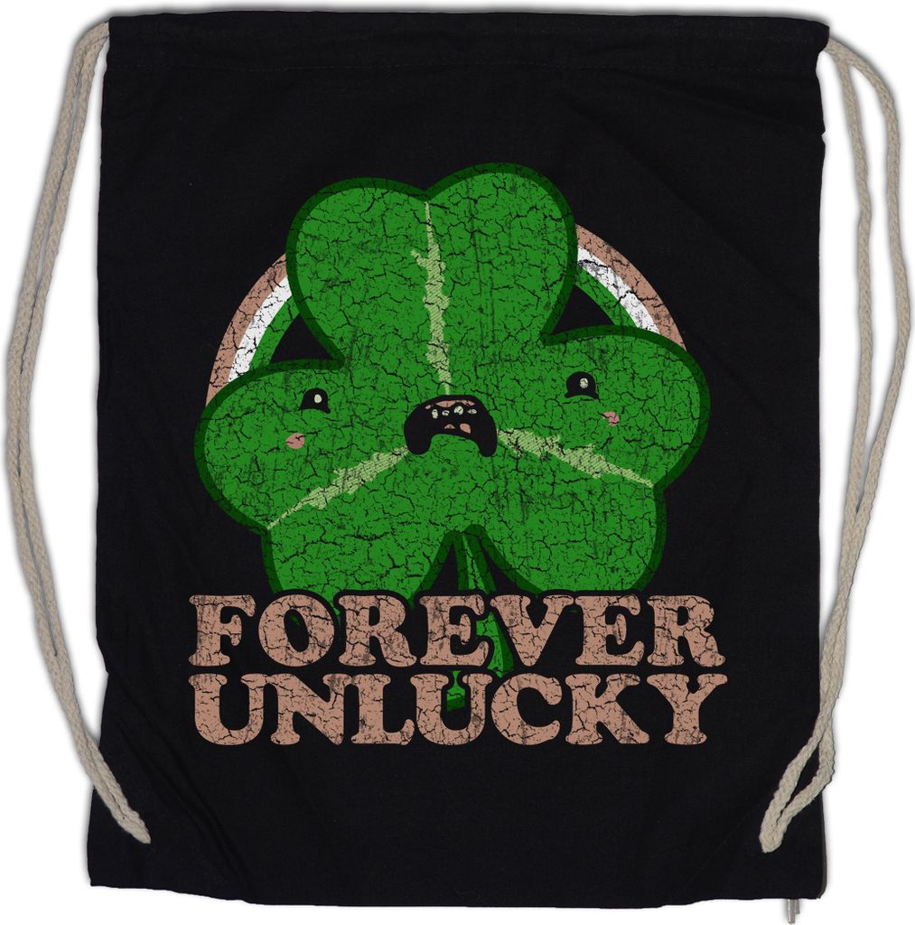 Urban Backwoods Forever Unlucky Trefoil, Turnbeutel, Farbe: Schwarz