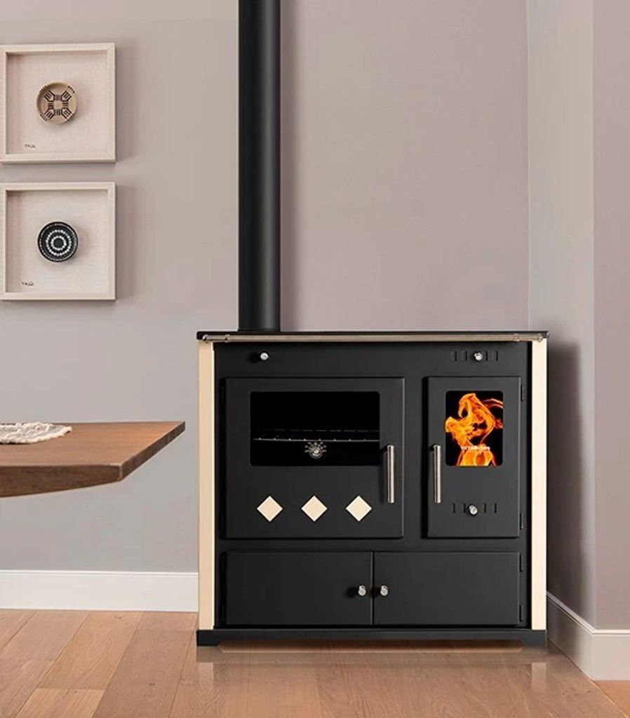 Practik Lux Eco 9,5 kW Holzherd | Backofen, Keramikplatte Produktbild 