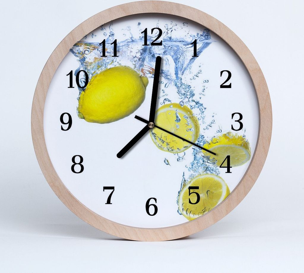 Holzuhr 30fi cm wanduhr - Zitronen Küche