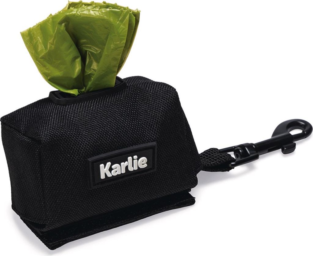 Karlie Kotbeutelspender - Hund - Nylon - Schwarz - 7,5x3,5x4 cm
