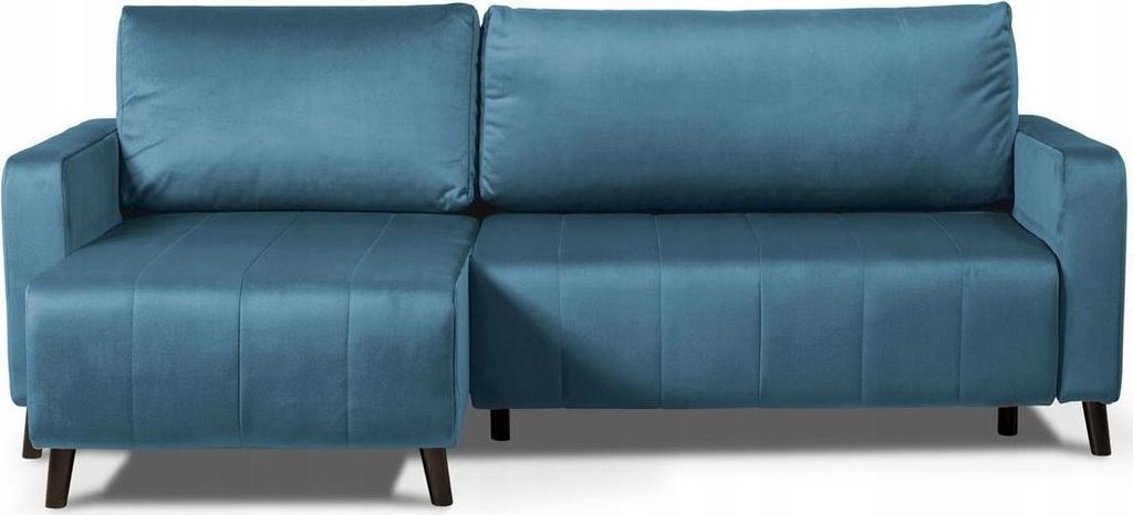 Ecksofa - mit Schlaffunktion - Couch L Form - Blau - Schlafsofa - 229 x 92 x 153 cm - Couchgarnitur - Wohnzimmermöbel - mit Stauraum - GOLF