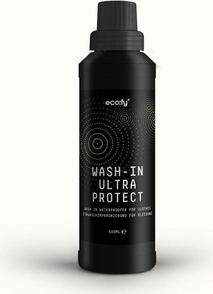 eco:fy Wash-In Ultra Protect Einwaschimprägnierung Imprägniermittel Textil Imprägnierung für Outdoor- & Funktionskleidung Baumwolle Synthetik M...