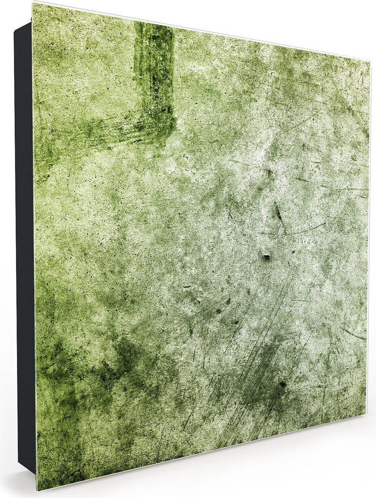 Nachbildung-Schlüsselkasten, Magnetpinnwand und Memoboard mit Glasfront Motiv Grunge Struktur