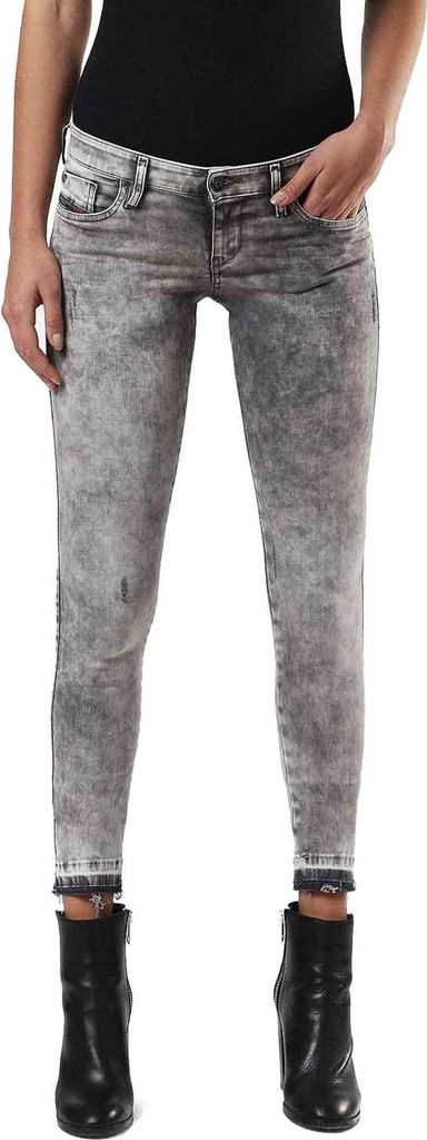Diesel Skinzee Low-C 0679S Damen Jeans Hose Skinny Super Slim